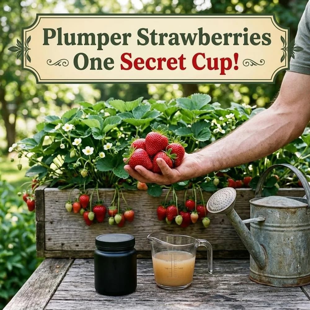 Boost Strawberry Harvests with Banana Peel Tea