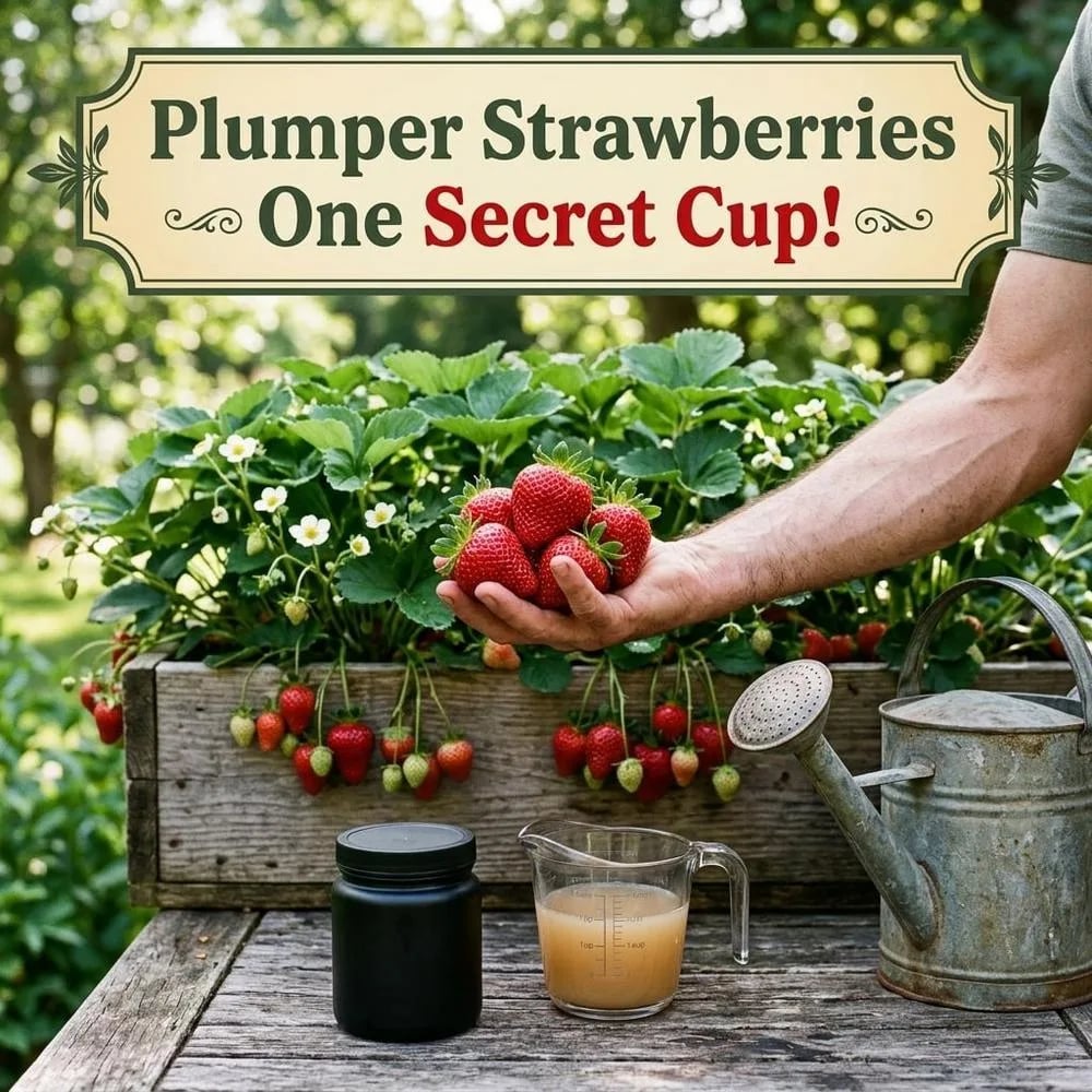 Boost Strawberry Harvests with Banana Peel Tea