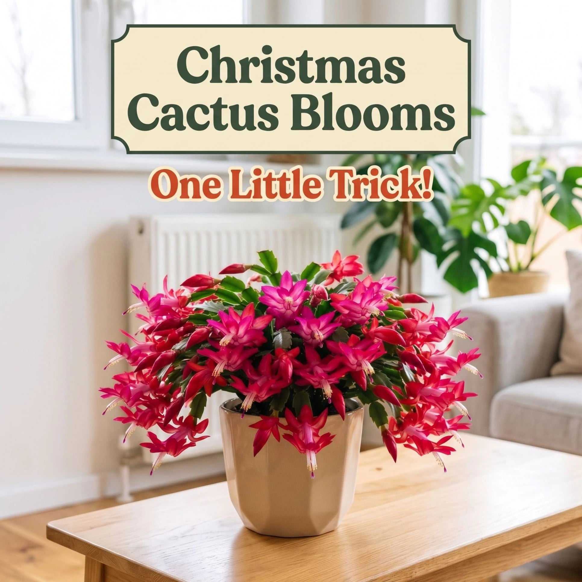Get Your Christmas Cactus to Bloom Heavily